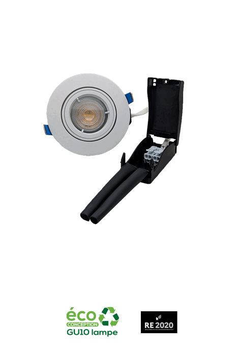 Triton Slim orientable, Spot LED conforme RE2020 , RT20212, BBC - AeroSpot®